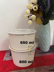 PAPER BOWL ECO/MANGKOK KERTAS 650ML 800ML 25 PCS TERMURAH