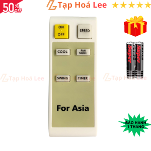 Remote điều khiển quạt Asia mẫu 01 điều khiển quạt Asia - Tặng kèm pin - Tạp Hoá Lee