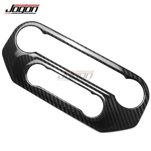 OnlyF U For Ford Bronco 2021 2022 2023 Carbon Fiber Car Interior Center Console Air Condition Vent  Knob Frame Cover Trim Accessories P9M4Y