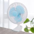 Shaking Head Mute Mini Electric Fan Portable Table Desktop Clip Fan Grow Tent Pole Oscillating Fans. 