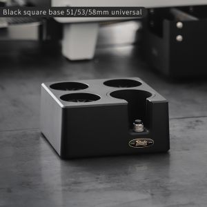 BINCOO Italian Coffee Cloth Powder Dispenser Base Multifunctional Storage and Press Powder Hammer Set 51/58MM
