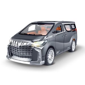 รุ่นรถ Toyota Alphard มีเสียง มีไฟ เปิดประตูได้ทุกบาน โมเดลรถยนต์ ของเล่นเด็กผู้ชาย พร้อมส่ง Car รถโมเดลเหล็ก