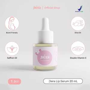 JIERA Natural Lip Serum 10ml 20ml Pelembab Bibir Mulut Kering Pecah Lip Balm Oil Treatment Mulut Retak
