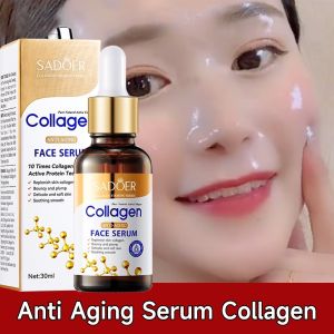 Original Collagen Face Serum Anti-Aging Wrinkle Lift Firming Moisturizing Shrinks Pores Skin Care Essence Effectively Remove Freckles Remove Melasma Fade Dark Spots Pekas Removal Essence 30ml
