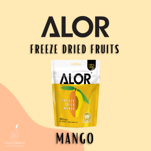 [HALAL] ALOR Healthy Freeze Dried Fruit Chips 15g - Mango