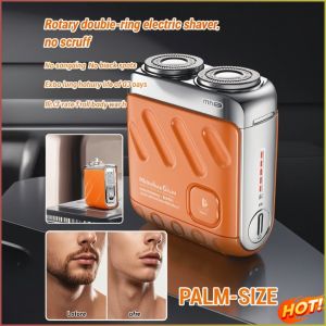 Shaver Stainless Steel Portable Shaving Tools Powerful and Compact Travel Box Labor-saving Men