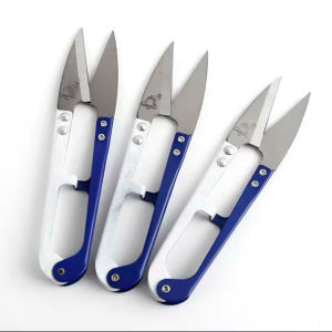 Kéo bấm chỉ QX-805 TRẮNG XANH QYX siêu sắc bén được sử dụng trong ngành may mặc