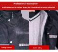 Manzan High quality Motorcycle Raincoat Jacket & Pants Double Layer and Extra thickness(Black). 