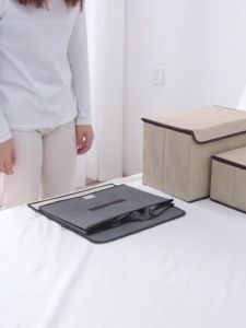 Wardrobe Linen Cloth Storage  Clothes Basket 亚麻储物盒