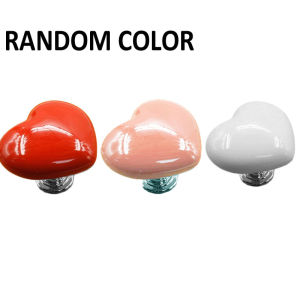Toilet Button Multifunction Cabinet Drawer Adhesive  Love Heart Shaped Water Press Flush Button Plastic Presser