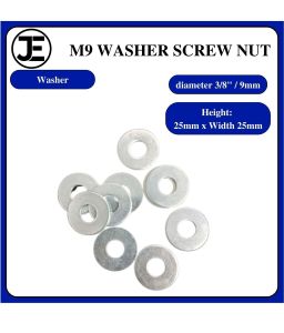 3/8" M9 WASHER SCREW NUT DIY HARDWARE