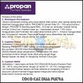 Cat Tembok Interior Propan Eco Emulsion Kaleng 1Kg Sistem Tinting Bisa Request Warna / PROPAN. 