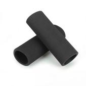 2pc Universal Motorcycle Slip-on Grip Covers Motorbike Anti Vibration Handle Bar Cover Grip Puppies Rubber