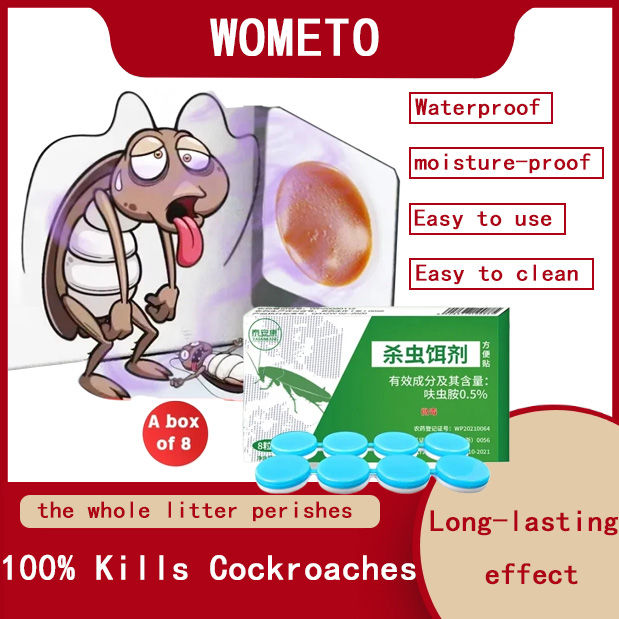 💯Whole litter infection death💯Cockroach killer Cockroach Bait 8pieces