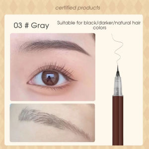 Liquid Waterproof Brow Stroke Pen Ultra Fine Nib Eyebrow Pencil Sweat Resistant Eyeliner Pen