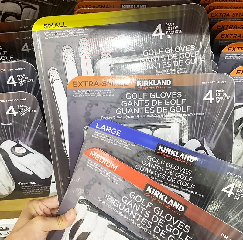 Costco purchasing KIRKLAND Kirkland golf gloves sheepskin size
