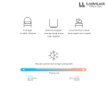 LocknLock Metro Double Tumbler 710ml - LHC4203. 