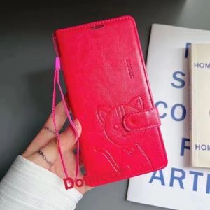 ส่งจากไทย เคส ฝาพับหนัง ใส่บัตรได้ Domicat สำรับรุ่น REALME 14 14T ตั้งได้ มีแมีเหล็ก ล็อคได้ เคสเปิดปิด