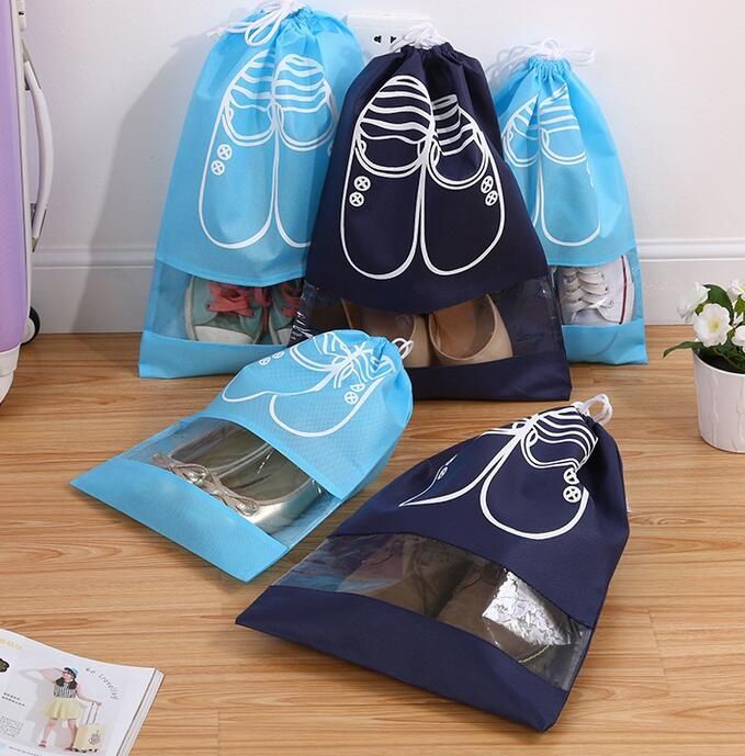 1Pcs DrawString Shoe Cover Travel Shoe Bag/Shoe Storage