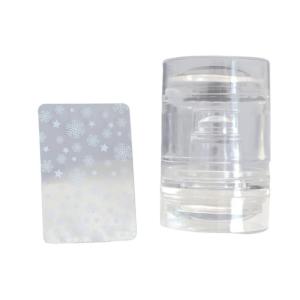 ชุดตราประทับตกแต่งเล็บแบบใช้ซ้ำได้พร้อมตรายางซิลิโคนสลับได้อย่างรวดเร็วและสำหรับการทำเล็บที่ออกแบบอย่างสร้างสรรค์ได้อย่างง่ายดาย