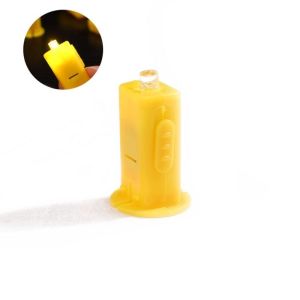 JUVIAAL 10Pcs DIY Lantern LED Wick Electronic Light Built-in Lamp Miniature Party Festival Paper Lantern