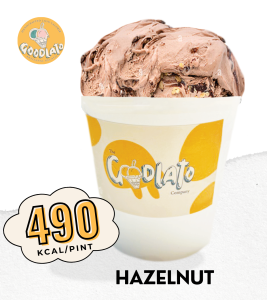 [No Sugar Added High Protein] Goodlato Low Calorie Ice Cream Nut Flavours [450kcal/pint] - 473 ml Pint