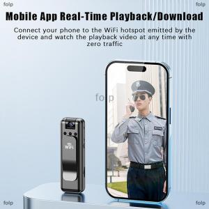 [COD] folp 1 Set 180° Rotatable Lens Outdoor Sports Camera HD Wifi Camera Digital Video Mini Handheld Law Enforcement Recorder