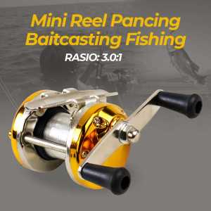 reel pancing Baitcasting  PULLINE AC100 Series Mini kecil  roll ril rel pancing murah kuat baitcas