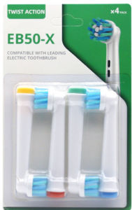 Oral B Cross Action Value Pack Toothbrush Replacement Brush Heads（4/8 Count）