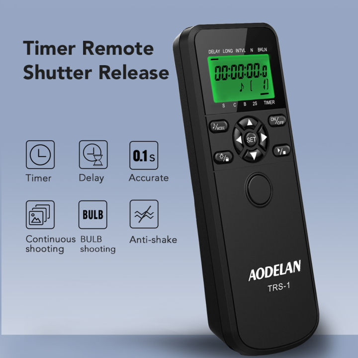 Timer Remote Remote Control For Nikon Z6 AODELAN TRS-1 Camera