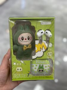 【น่ารักสุด!】หูฟังบลูทูธ ลาบูบู พวงกุญแจ การ์ตูนน่ารัก ใช้งานนาน กันเหงื่อ ขายดีใน TikTok!หูฟังออกกำลังกายแบบสอดหู เสียงชัด แบตเตอรี่ทนนาน ของขวัญน่ารัก!