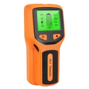 5 in 1 Handheld Stud Finder Wall Scanner Electronic Stud Locator LCD Display & Sound Warning Beam Finder Center Finding