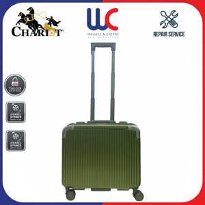 Chariot Aluminum Frame Hardcase Trolley Pilot Case Luggage 4 Wheels TSA Lock Cabin Size CH6606