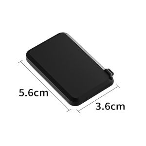 For DJI Osmo Pocket 4 Black Silicone Anti-Scratch Screen Cover Protective Guard