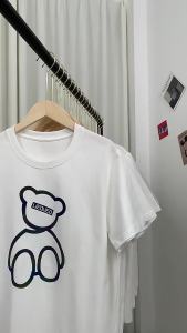 重磅纯棉230克MIDNIGHT正胸印花短袖男夏季潮牌街头风宽松男t恤