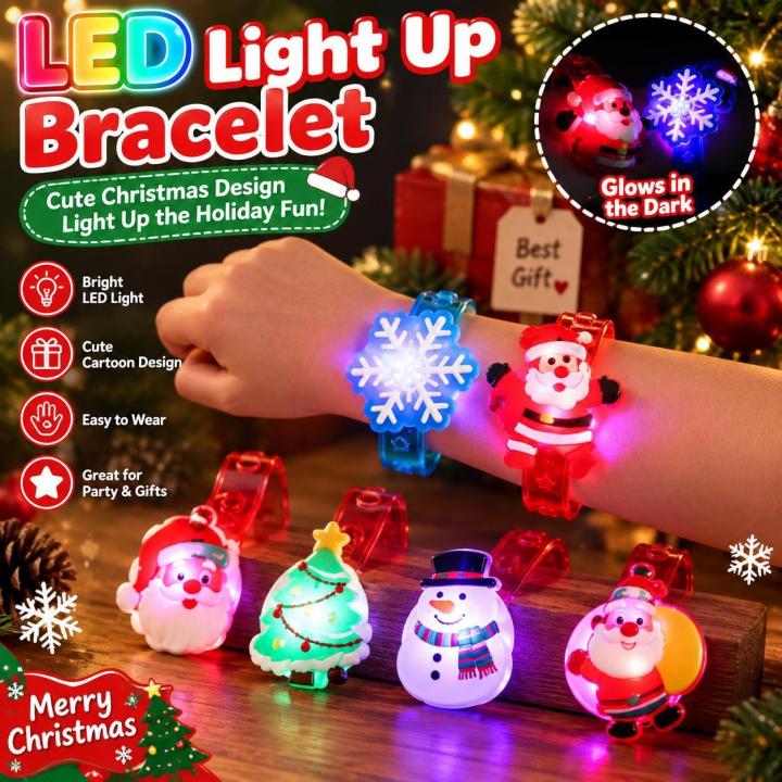 Led Banding LED Light Up Cartoon Bracelet Flashing Wrist Band Glowing Watch Style ...