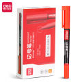 Deli Permanent Marker / Spidol Permanen Double Tip Dapat Menulis Disegala Permukaan 6823. 