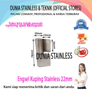 Engsel Kuping Stainless 22mm