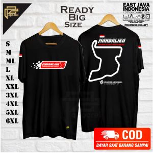 Baju Kaos Distro Mandalika Big Size Jumbo Lombok Indonesia Sirkuit Moto Gp