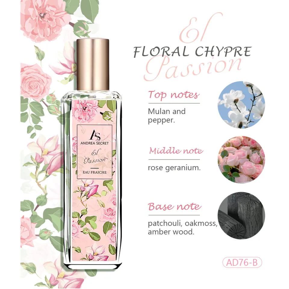 Andrea Secret Perfume Fragrance EAU Body Mist Long Lasting Floral