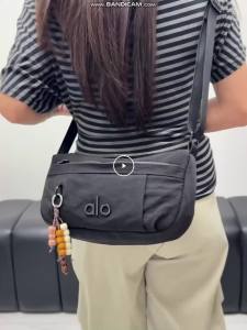 Full Front Zip HorizontalBag Easy Clean Thin Nylon Material ALO Small Capacity Bag For Afternoon Shopping Daily Office Errands