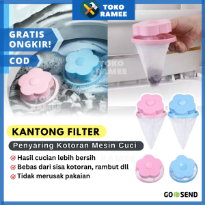 Saringan Filter Laundry Bag Mesin Cuci Baju | Kantong Jaring Penyaring Pembersih Kotoran Baju Pakaian Rambut Bulu