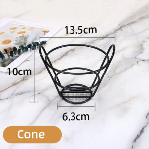 Kitchen Frying Tray Holder Basket Sizzling French Fries Food Storage Container Fried basket strainer American fries holder