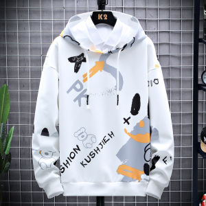 Hoodie Pria Sweater Kaos Hoodies Lengan Panjang Bahan Polyester W2129