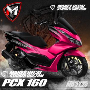 (COD)Decal Sticker HONDA PCX 160 2022 2023 Full body -  STIKER MOTOR PCX 160 FULLBODY Design TERBARU MOTIF SIMPEL graphic MD21.28