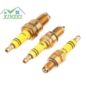 XZ✨✨✨ 1pcs Bugi 3 điện cực Ba a7tc d8tc cho GY6 CG 50 70 110 125 150cc xe máy ATV Xe tay ga Dirt Bike Go Kart