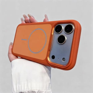 Luxury Matte Color Protective Case For iPhone 17 Pro Max 17Air Cover Magnetic Wireless Charging Hard Bumper Silicone Phone Shell