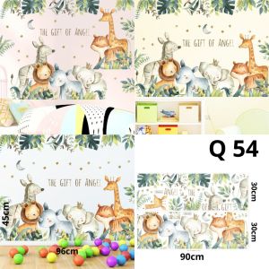 WALLSTICKER WALL STICKER STIKER DINDING MOTIF GAMBAR ANIMAL BINATANG HEWAN LUCU GAJAH PANDA JERAPAH HIASAN TEMPELAN TEMBOK WALLPAPER PAPER ANIMAL RUANG KAMAR TIDUR ANAK ANAK COWOK CEWEK BABY PREMPUAN LAKI LAKI DEKORASI RUMAH GAMBAR HEWAN KHEMIKO