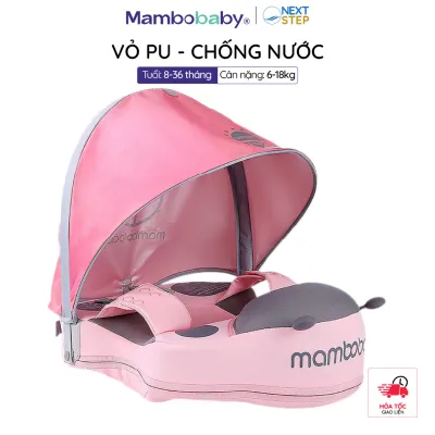 Phao bơi cho bé 8 tháng - 3 tuổi Mambo Baby chất liệu Xốp Pearl Foam siêu bền hỗ trợ chống lật