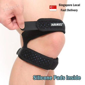 Patella Knee Straps with Silicone Gel ◇ Knee Brace Patellar Tendon Support Adjustable Strap Pad Sports Joint Compression Stabilizer for Running Soccer Basketball Football Hiking Injury Recovery Pain Relief ACL Arthritis Tendonitis